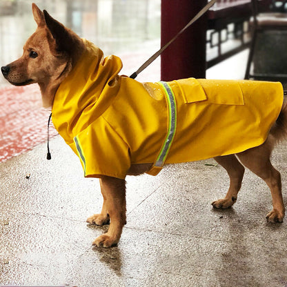 WENDYLOVE – Wasserfeste Hunde-Regenjacke aus Kunstleder