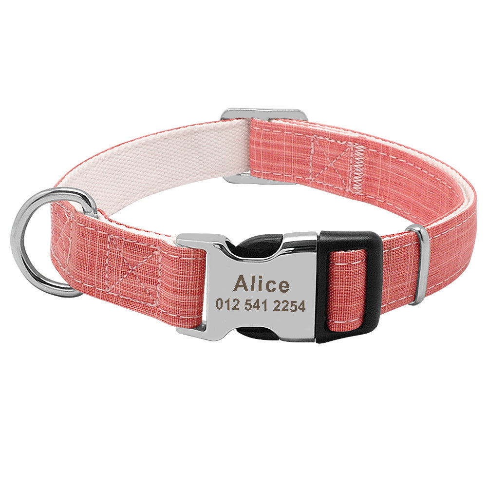 WENDYLOVE – Personalisiertes Hundehalsband mit Gravur & Leine