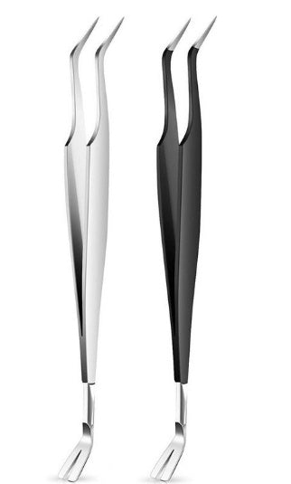 WENDYLOVE 2-in-1 Zeckenpinzette aus Edelstahl