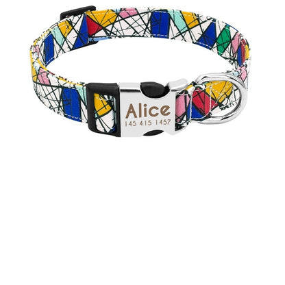 WENDYLOVE – Personalisiertes Hundehalsband mit Gravur & Leine