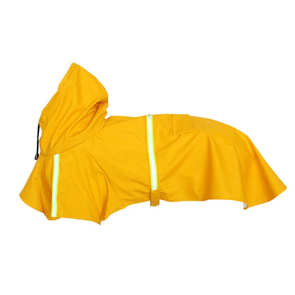WENDYLOVE – Wasserfeste Hunde-Regenjacke aus Kunstleder