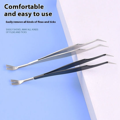 WENDYLOVE 2-in-1 Zeckenpinzette aus Edelstahl
