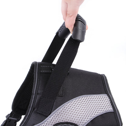 🐕 WENDYLOVE – Atmungsaktives Hunde-Geschirr für mittelgroße & große Hunde (Reflektierend, Gepolstert mit elastischem Griffband)