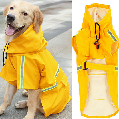 WENDYLOVE – Wasserfeste Hunde-Regenjacke aus Kunstleder