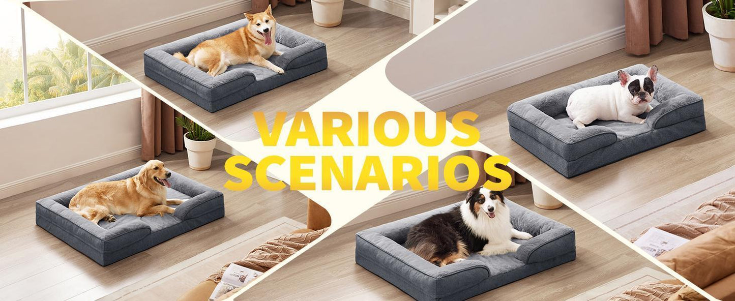 WENDYLOVE – Orthopädisches Premium Hundebett für gesunden Schlaf