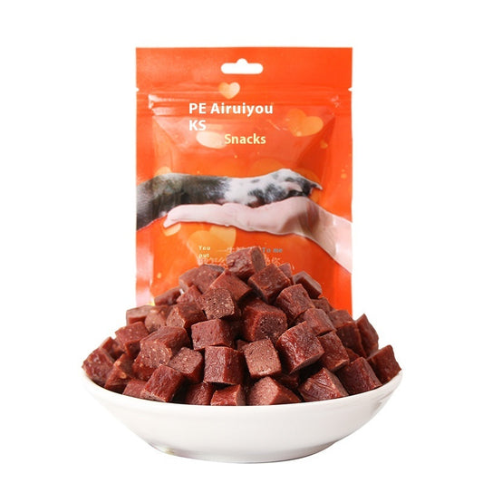 Wendylove Hundesnacks – Getrocknete Rindfleischwürfel & Hünchen Leckerlis