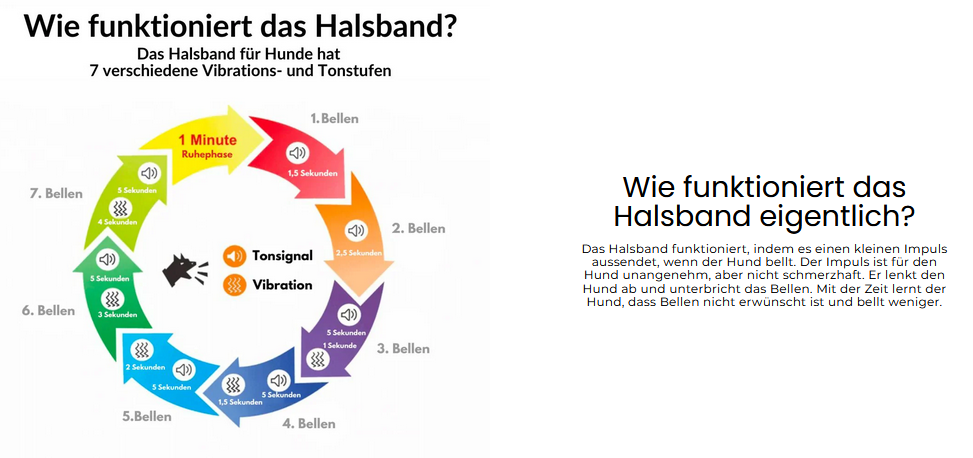 WENDYLOVE – Tierfreundliches Anti-Bell Halsband