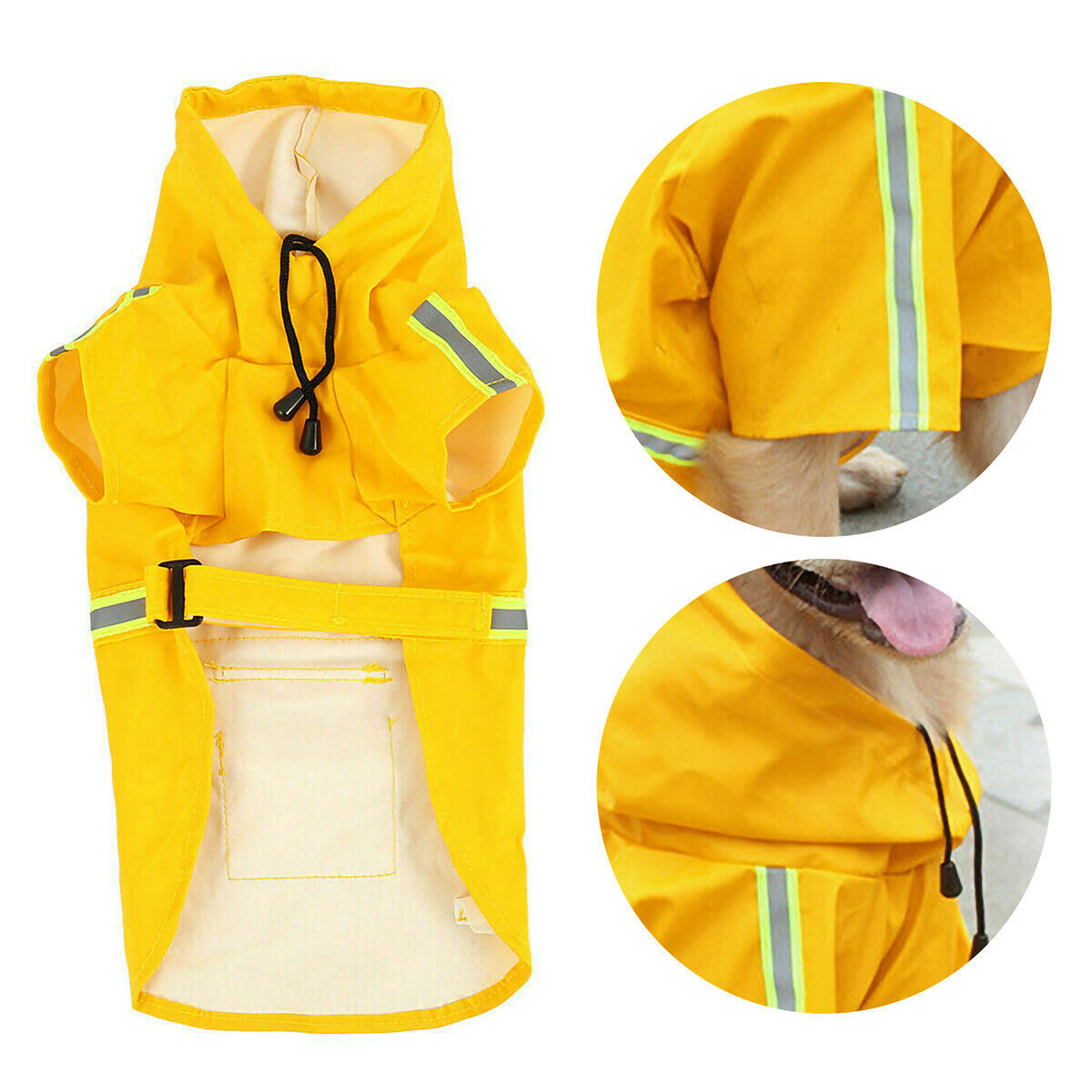 WENDYLOVE – Wasserfeste Hunde-Regenjacke aus Kunstleder
