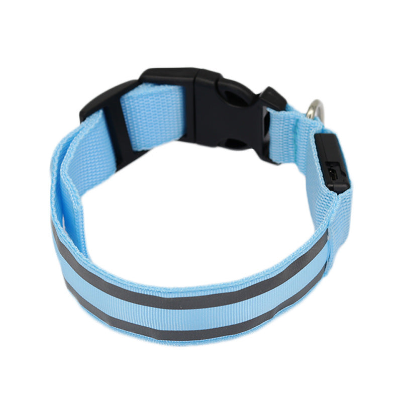LED Nylon Hundehalsband